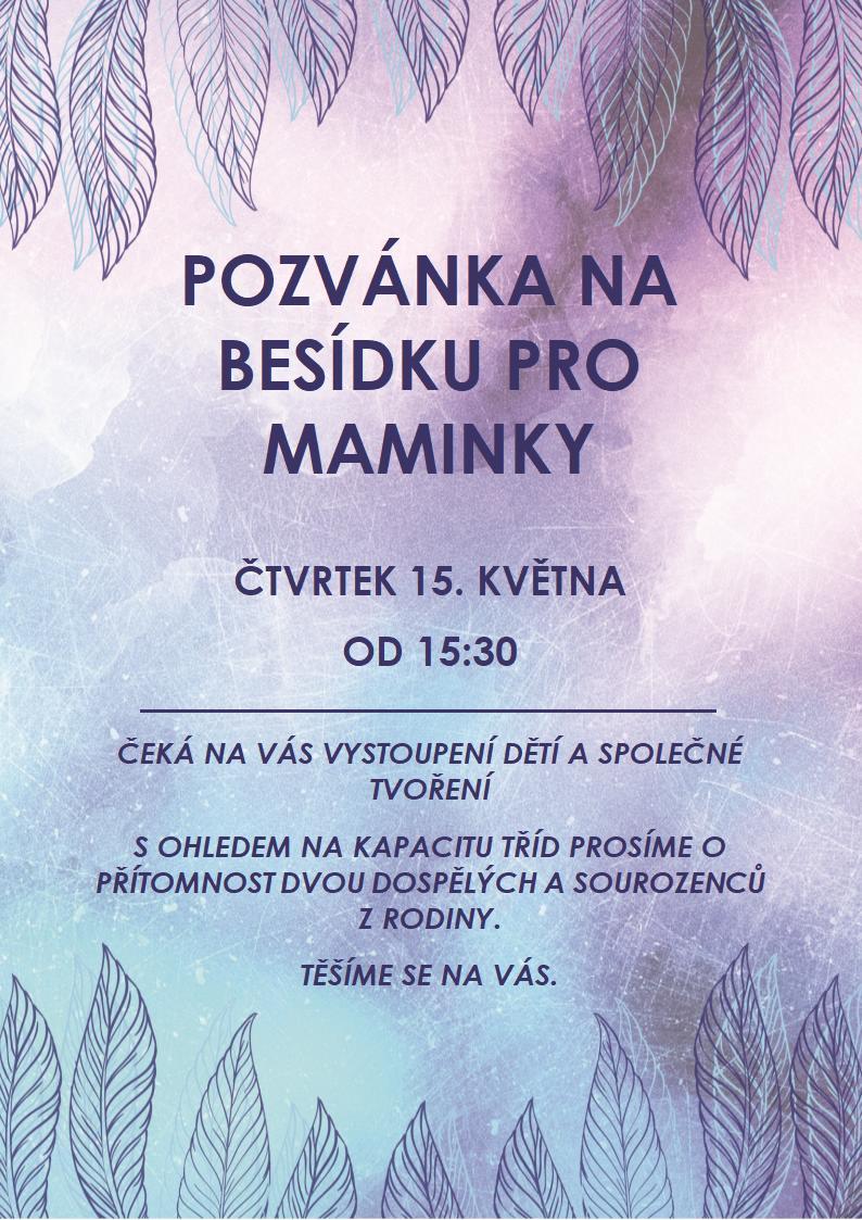 BESÍDKA PRO MAMINKY - 1