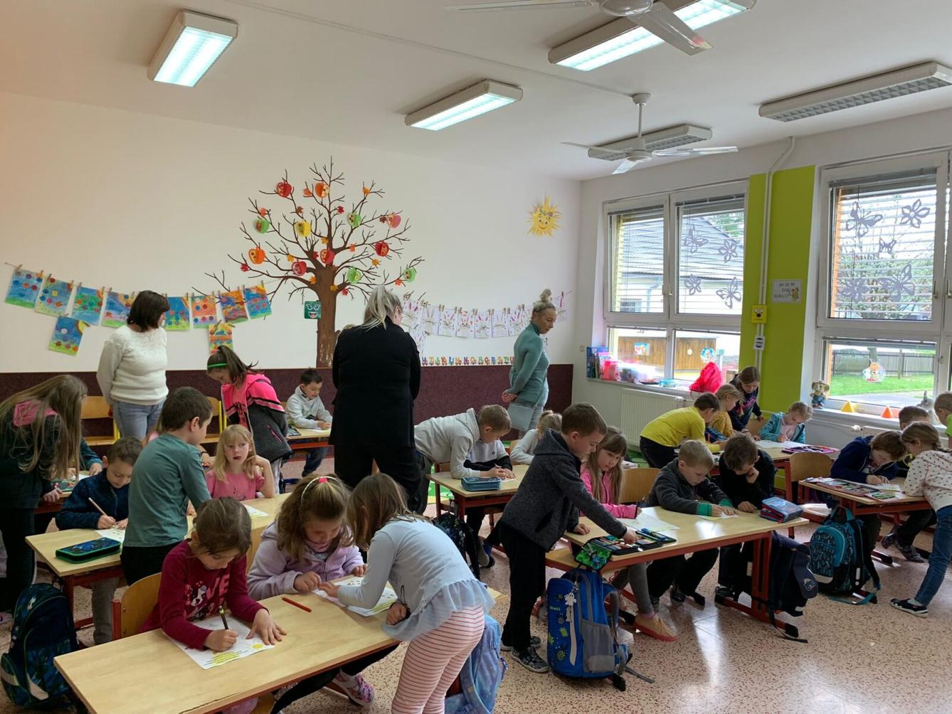 předškoláci navštívili ZŠ - 2