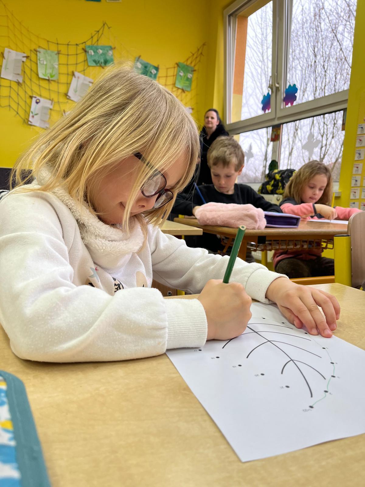 předškoláci - návštěva ZŠ - 2