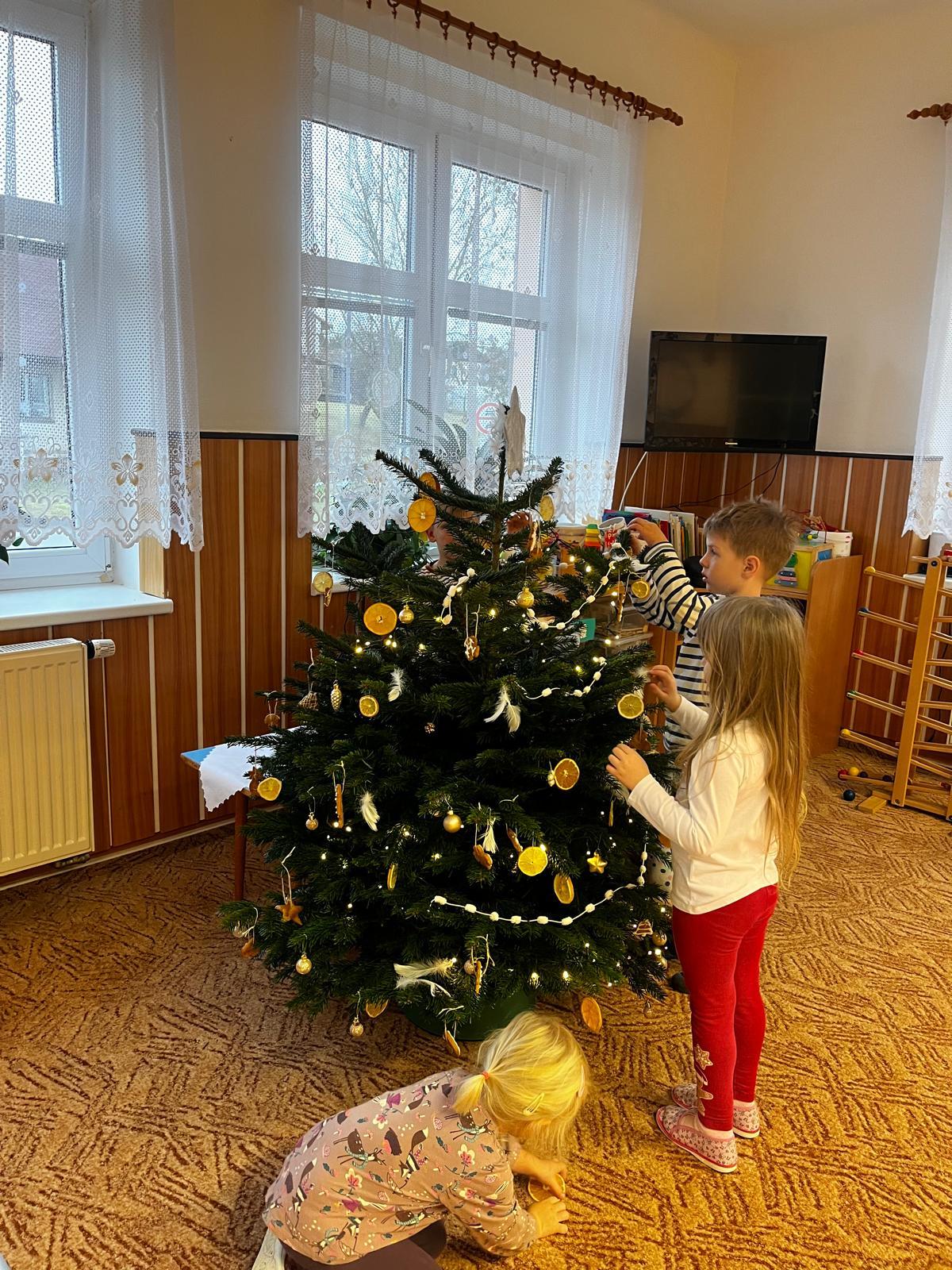 zdobení vánočního stromečku - 3