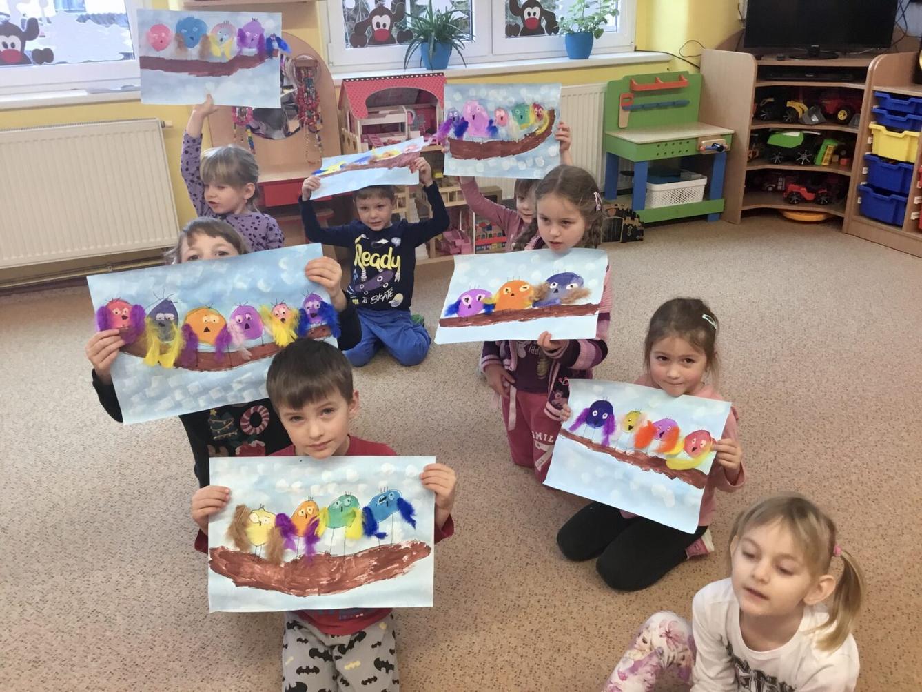 sovičky: ,,zvířata a ptáci v zimě" - 8