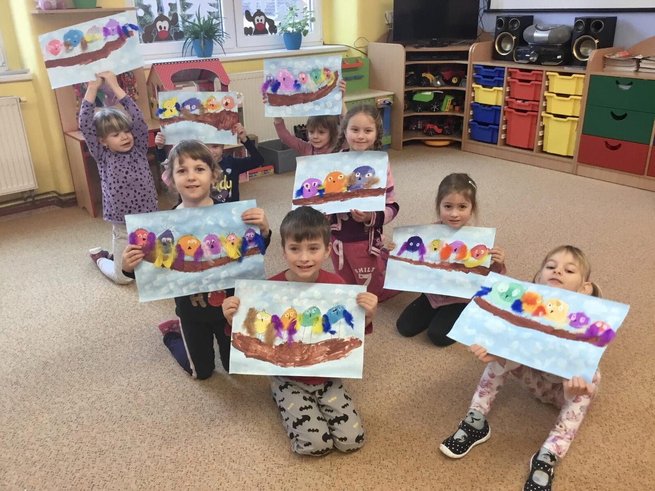 sovičky: ,,zvířata a ptáci v zimě" - 9