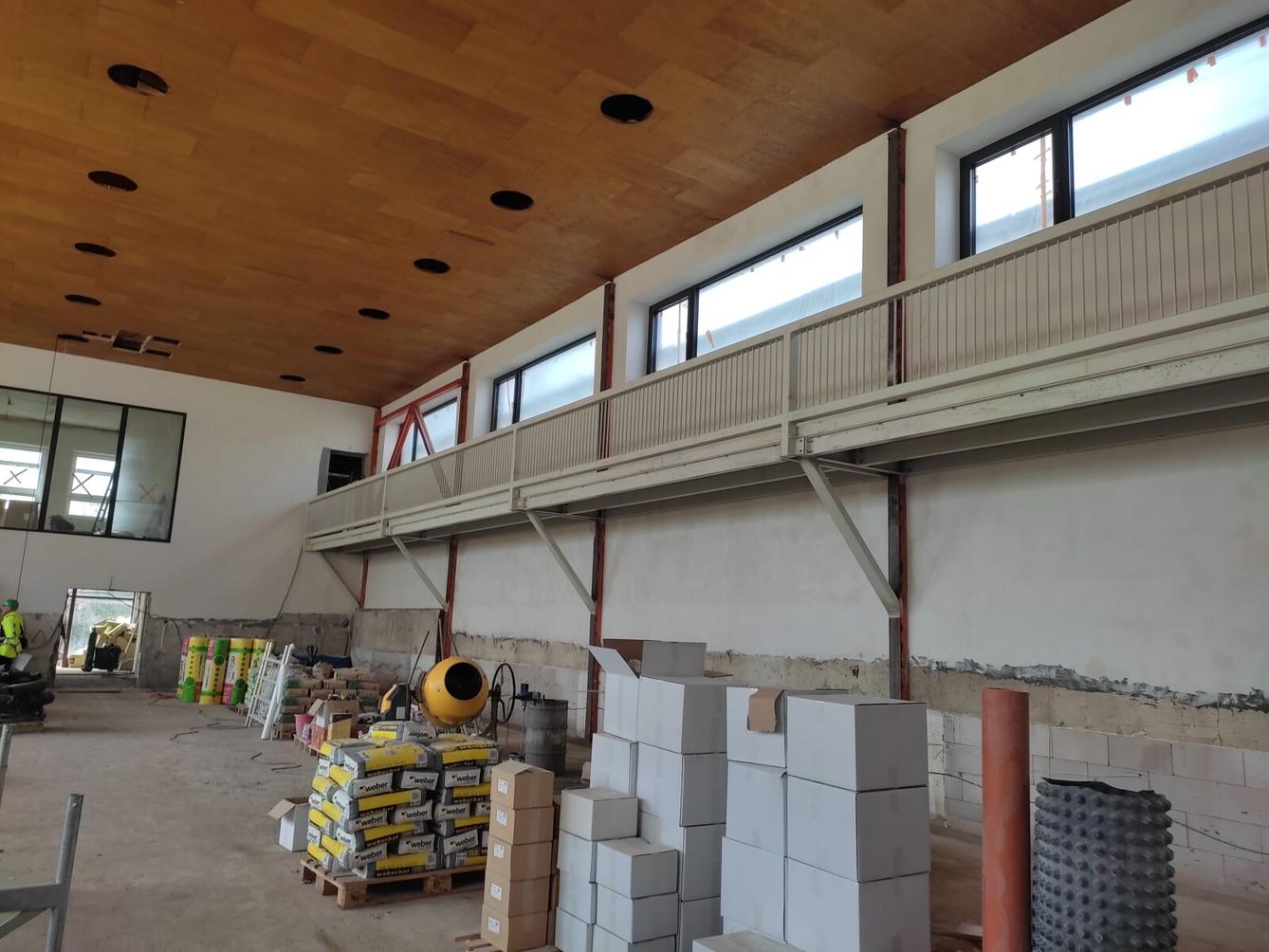 Stavební práce v tělocvičně - 4