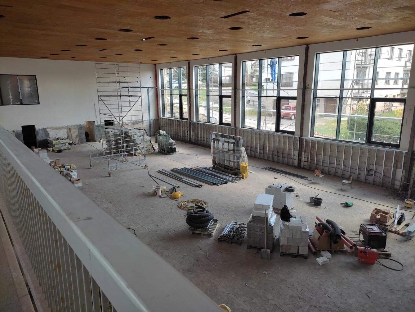 Stavební práce v tělocvičně - 8
