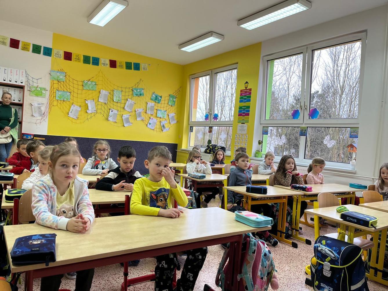 předškoláci - návštěva ZŠ - 4