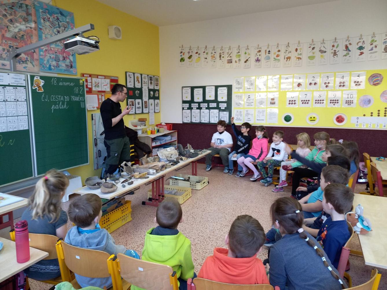 "Cesta do pravěku" v 1. třídě - 1