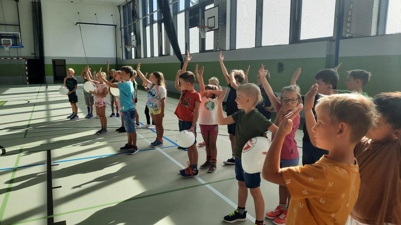 Ukázková hodina badmintonu - 1