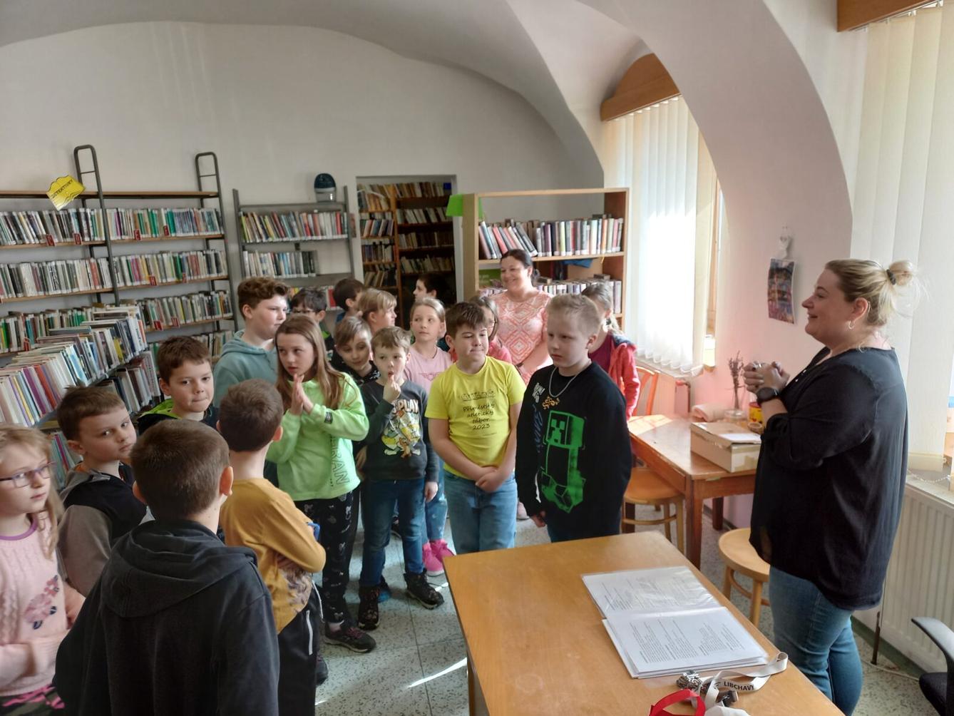 Třeťáčci v místní knihovně - 4