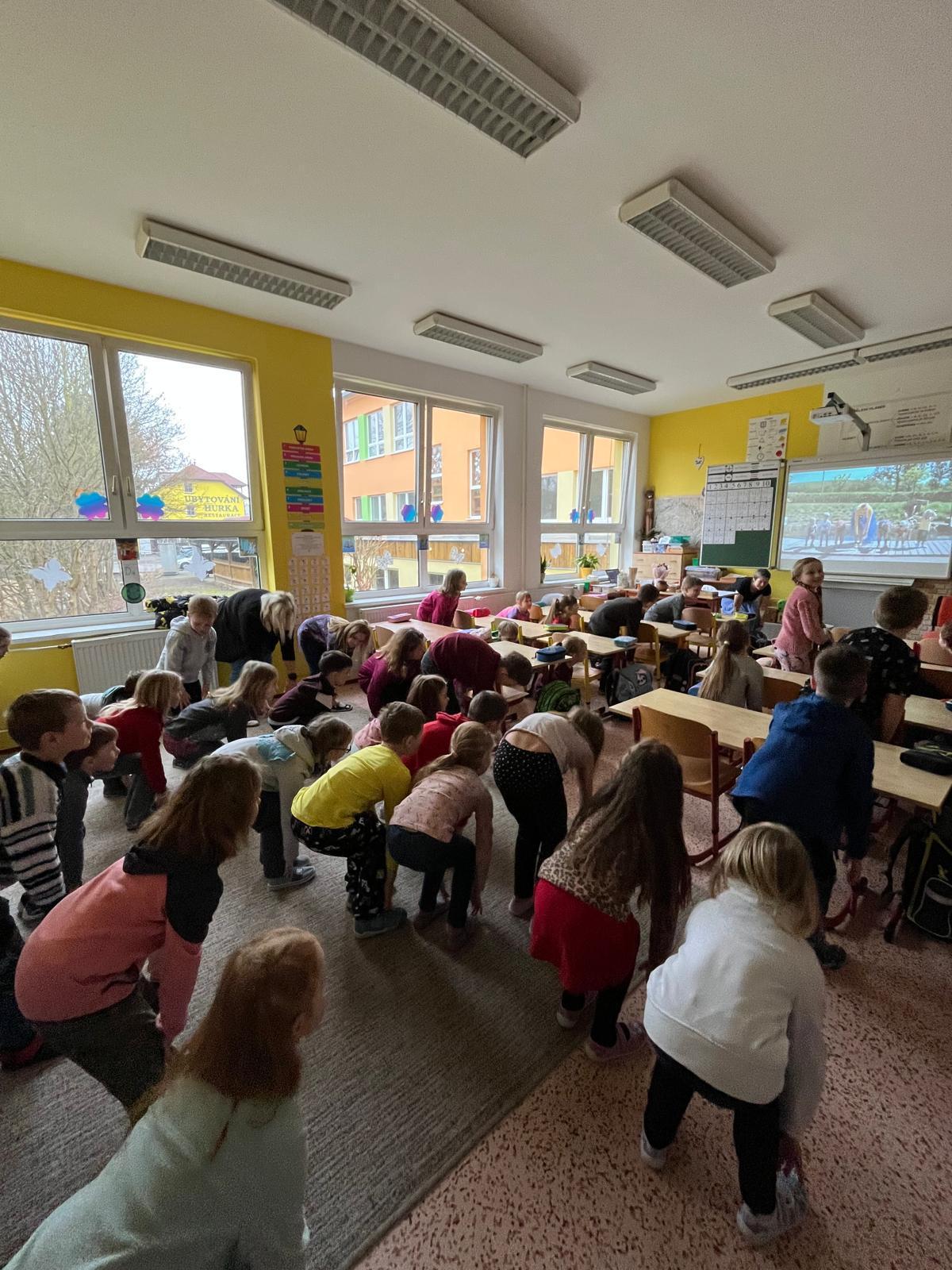 předškoláci - návštěva ZŠ - 5