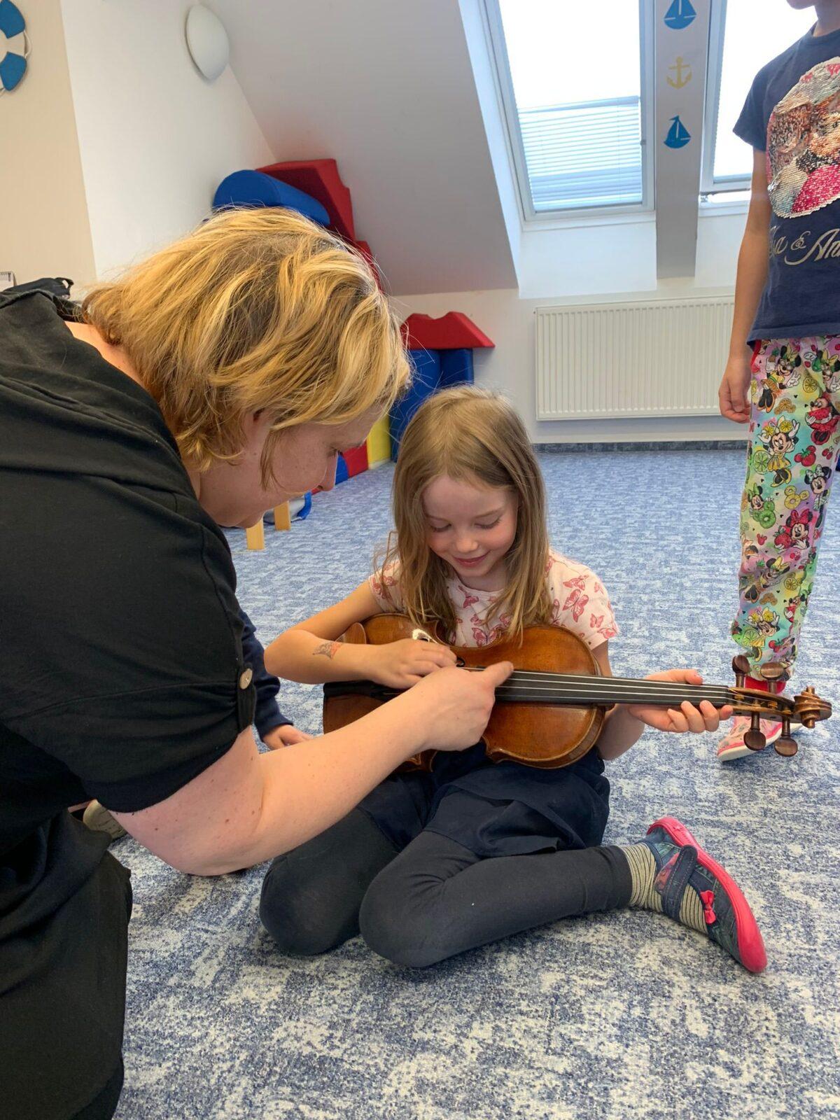 návštěva ze ZUŠ - 1