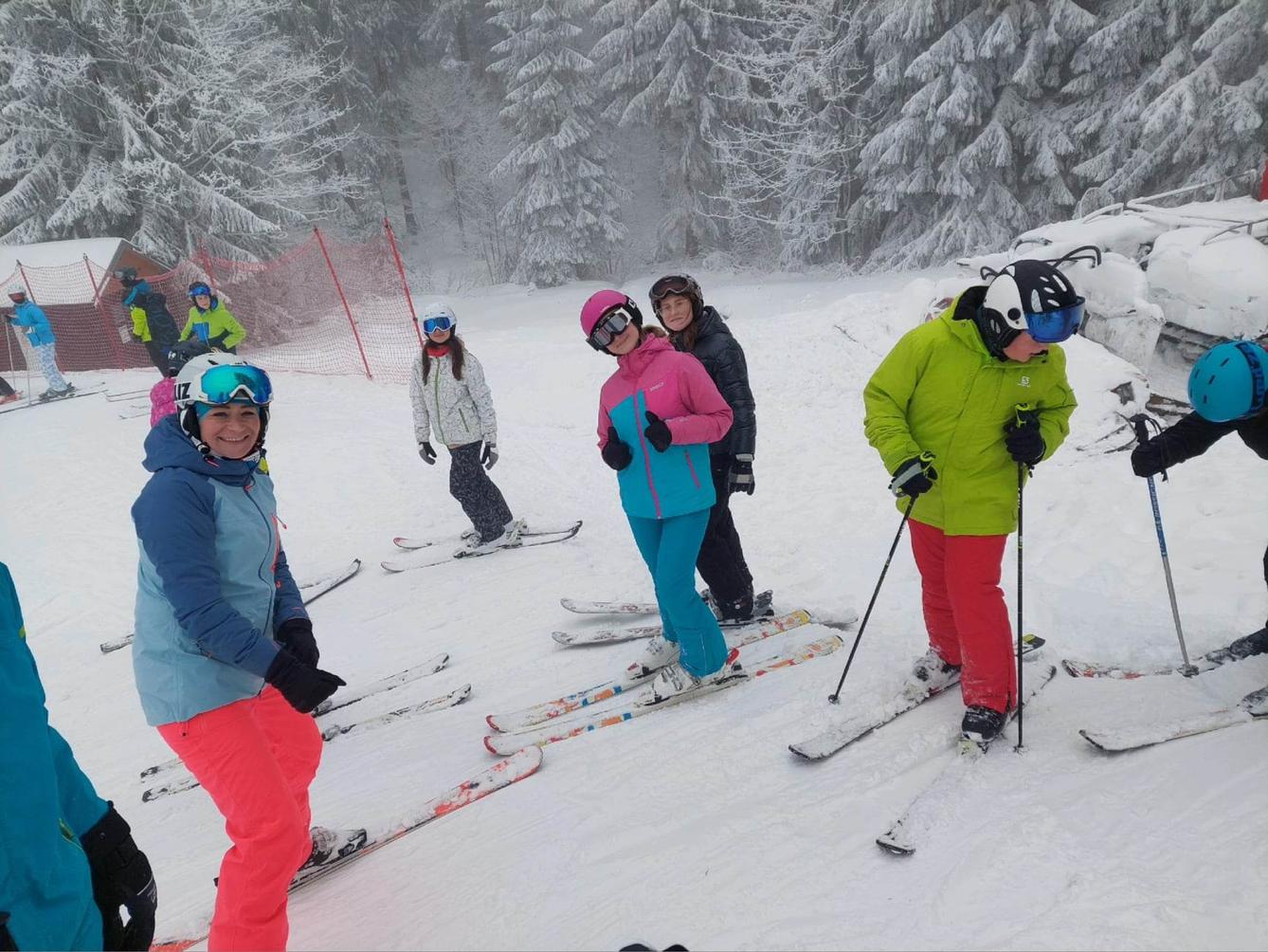 Lyžařský výcvik - Šerlišský mlýn, den 1. - 4