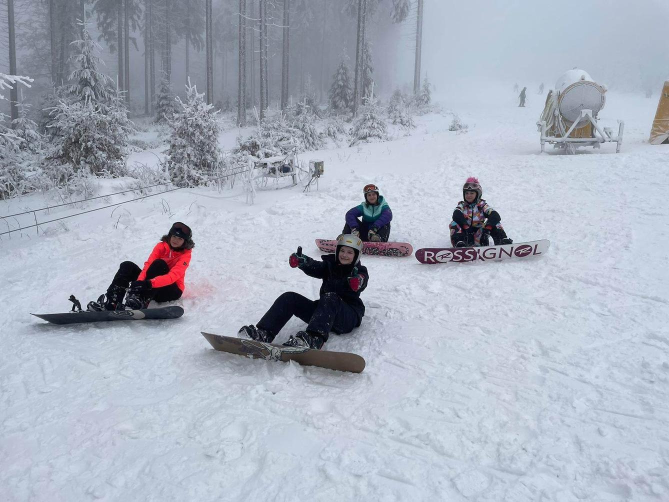 Lyžařský výcvik - Šerlišský mlýn, den 1. - 10