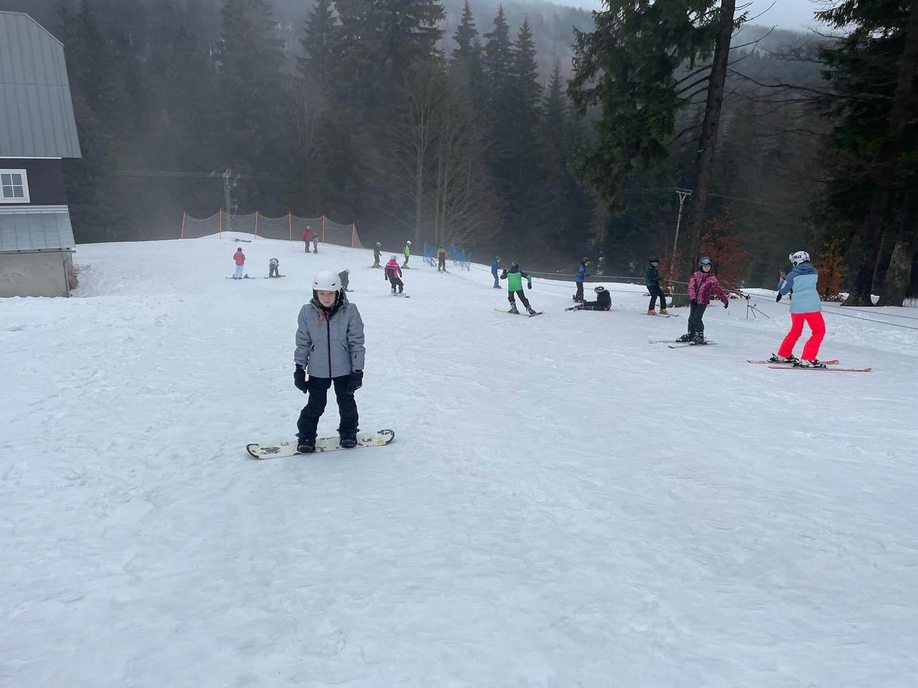 Lyžařský výcvik - 1. den - 4