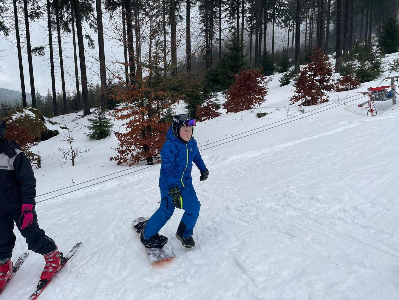 Lyžařský výcvik - 1. den - 5