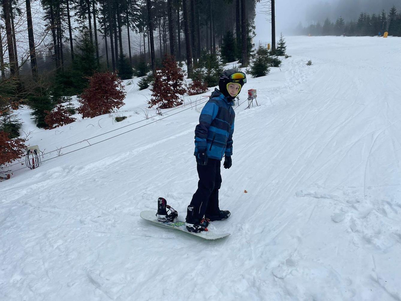 Lyžařský výcvik - 1. den - 7