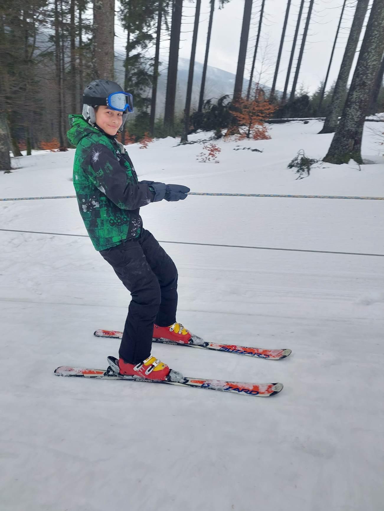 Lyžařský výcvik - 1. den - 10