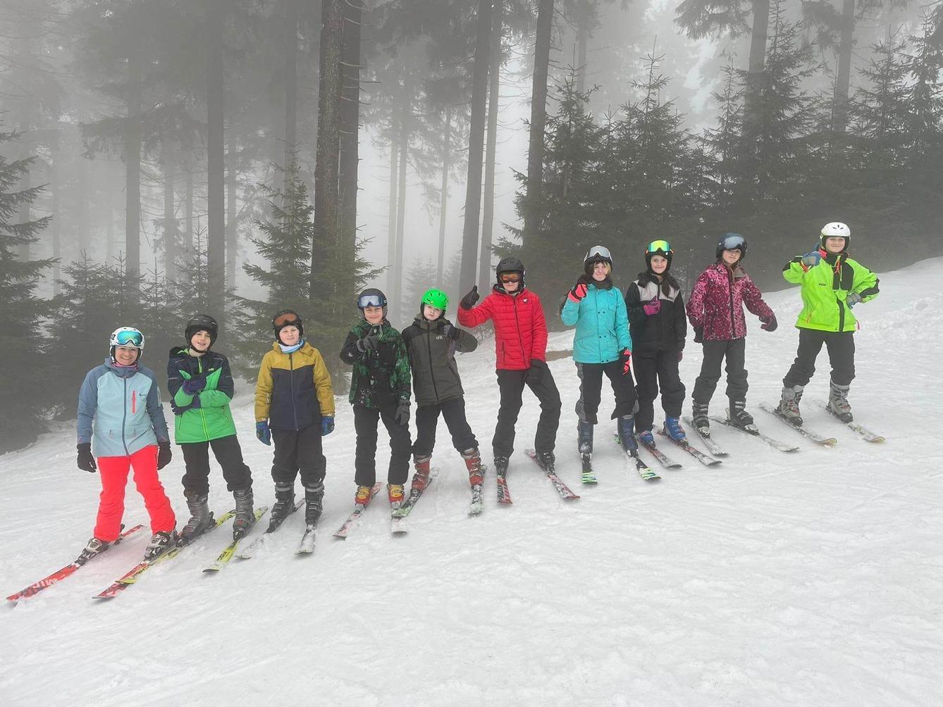 Lyžařský kurz 2. den - 1