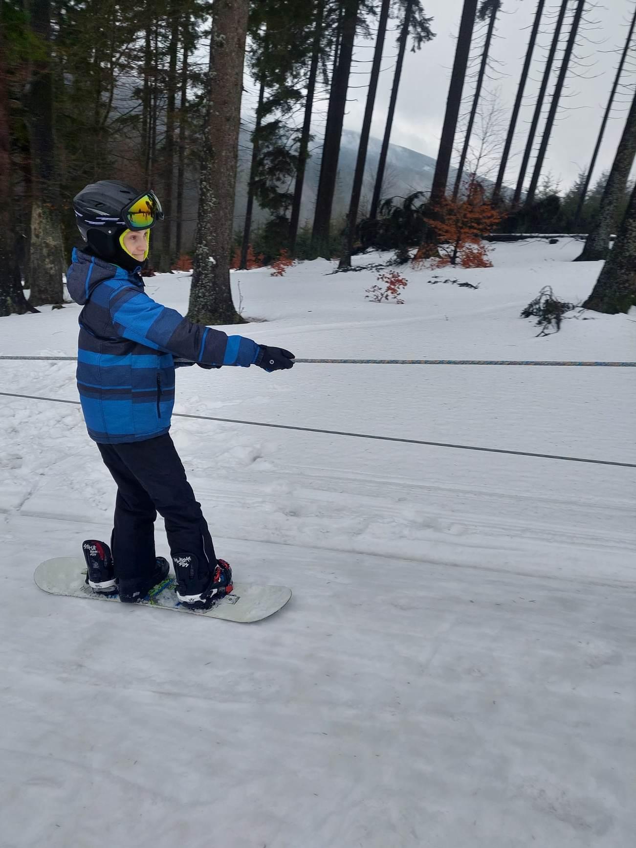 Lyžařský výcvik - 1. den - 18