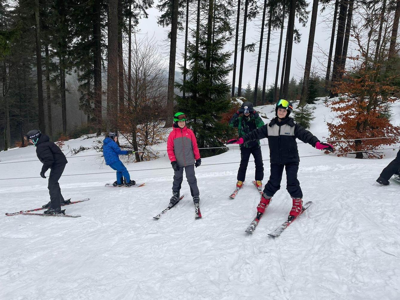 Lyžařský výcvik - 1. den - 20