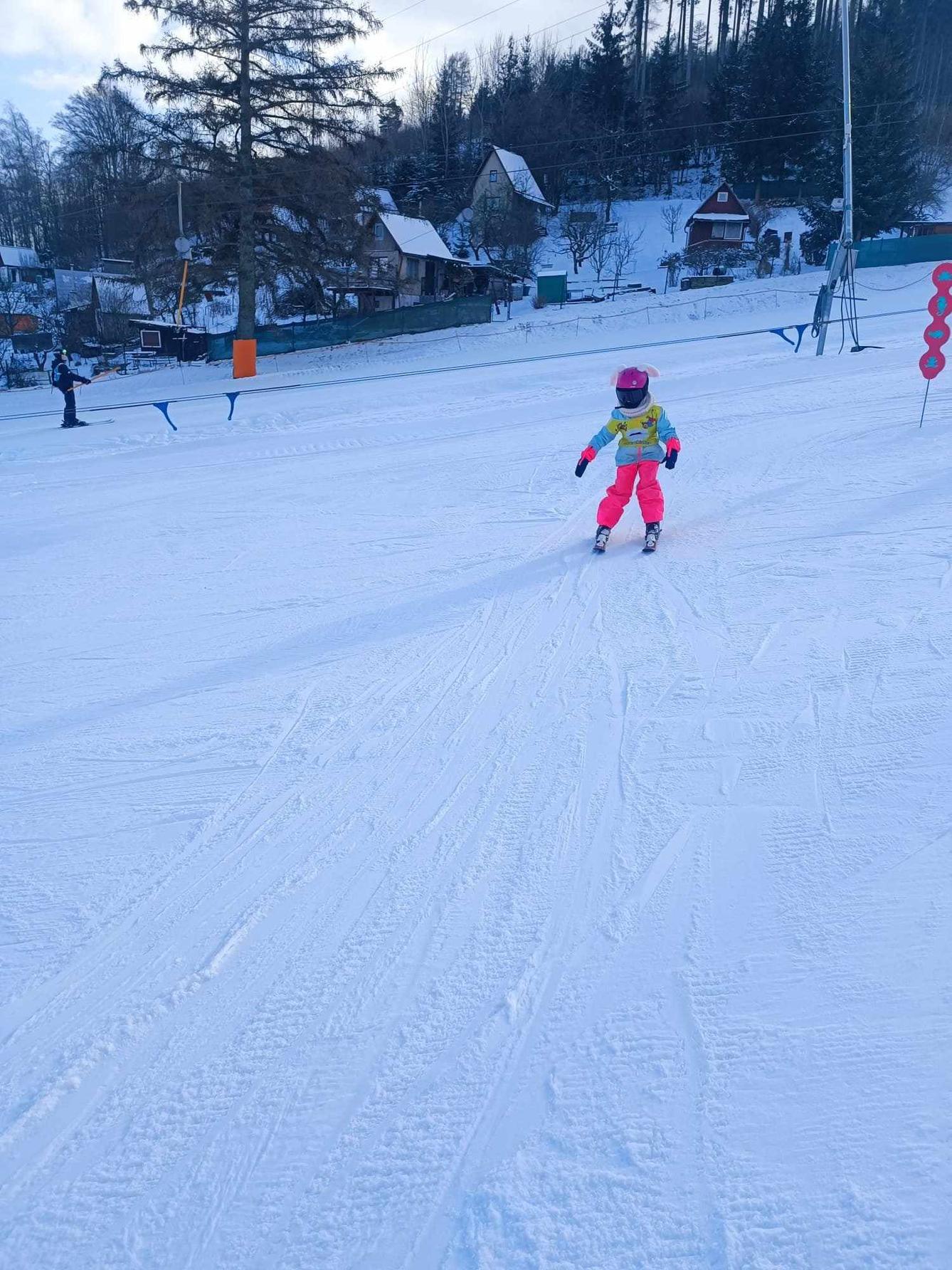 Závěrečná lyžařská školička na Pekláku - 1