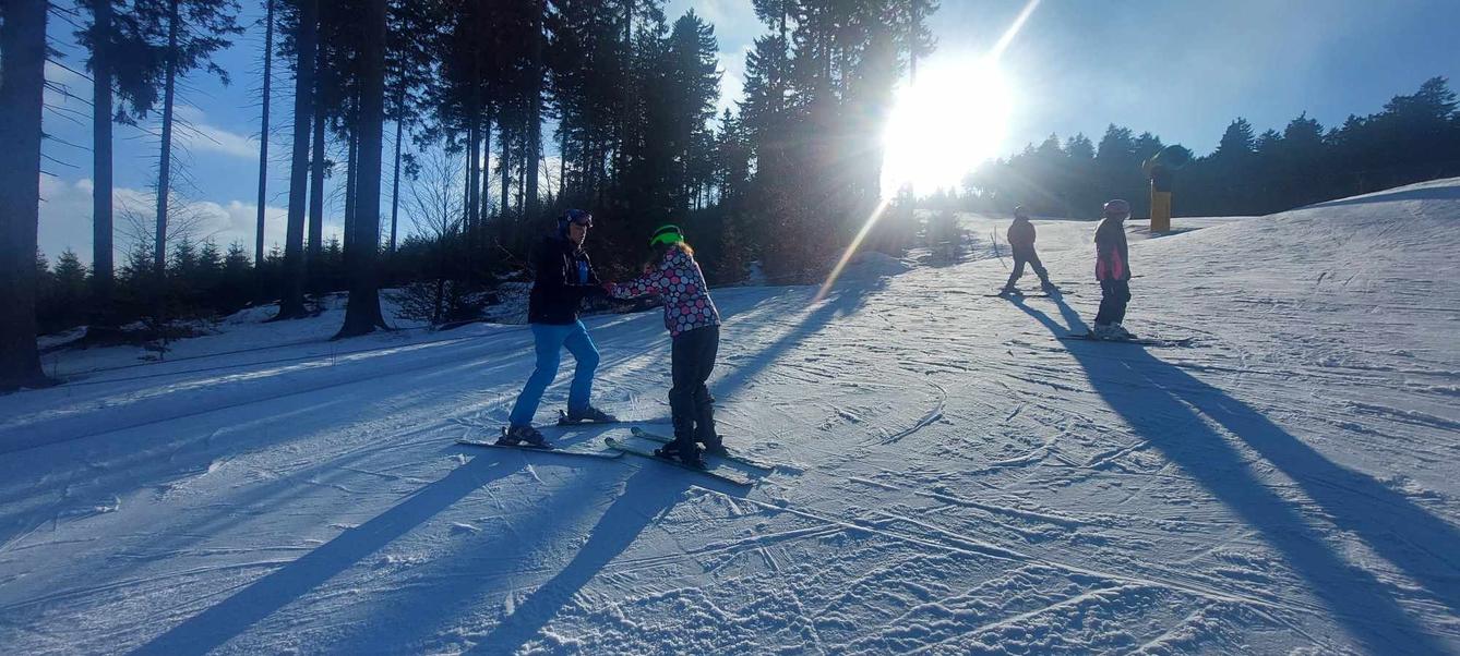 Lyžařský výcvik -  pondělí - 3