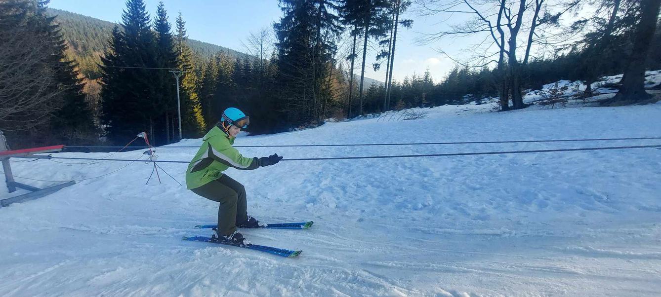 Lyžařský výcvik - pondělí - 4