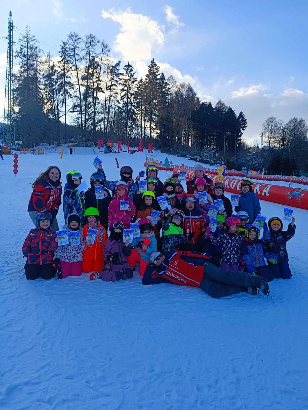 Závěrečná lyžařská školička na Pekláku - 38