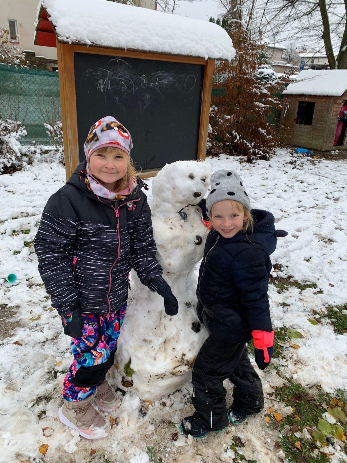 První sníh ve školce - 2