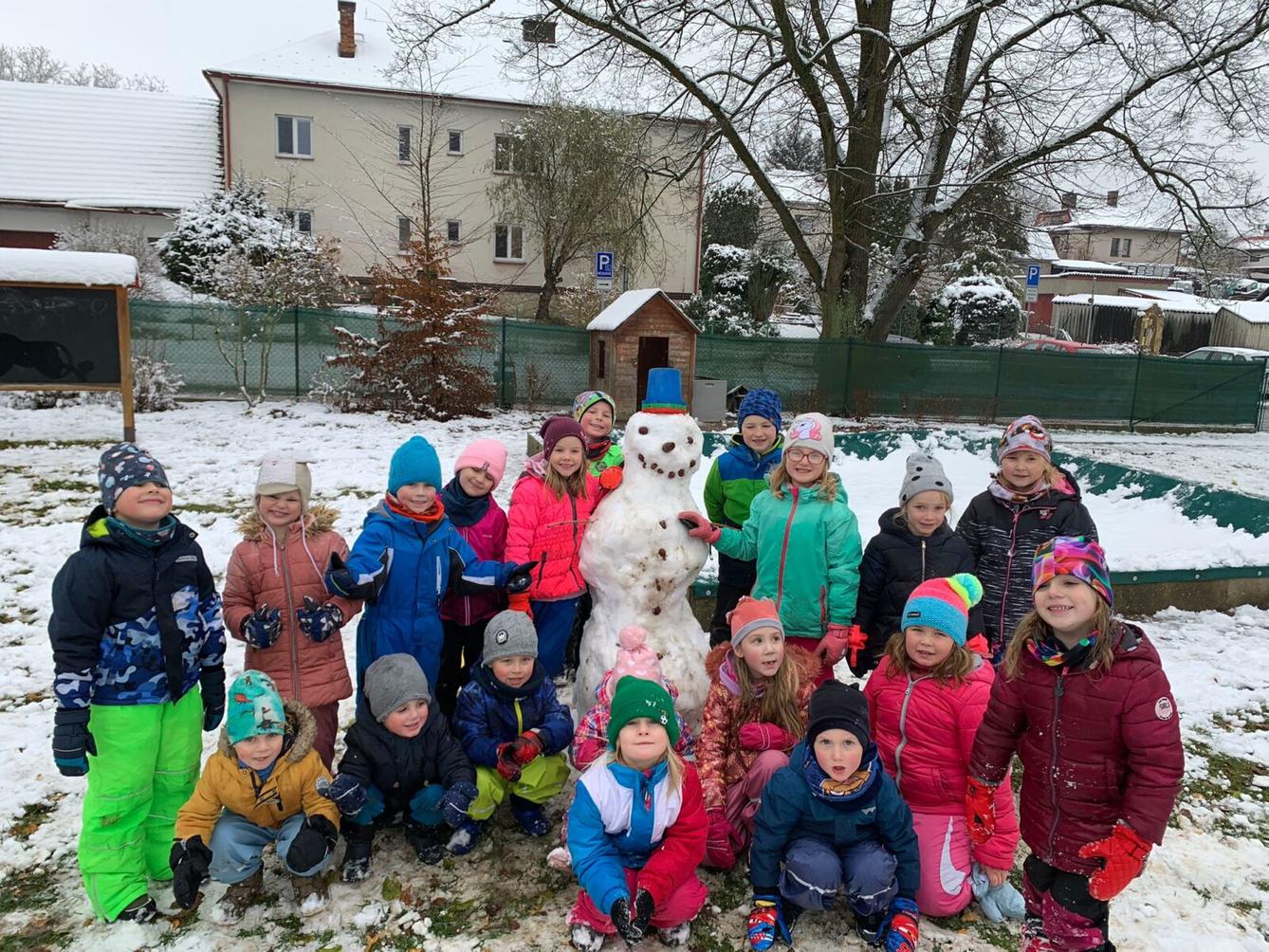 První sníh ve školce - 5