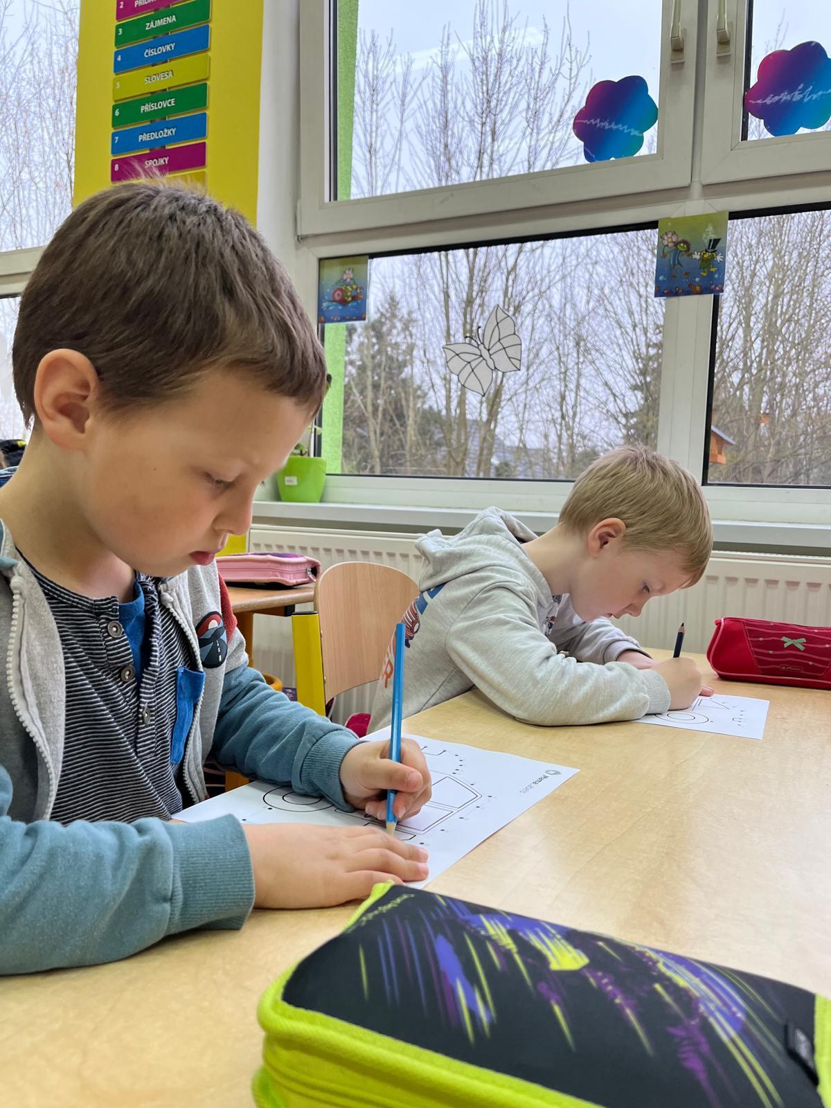 předškoláci - návštěva ZŠ - 12