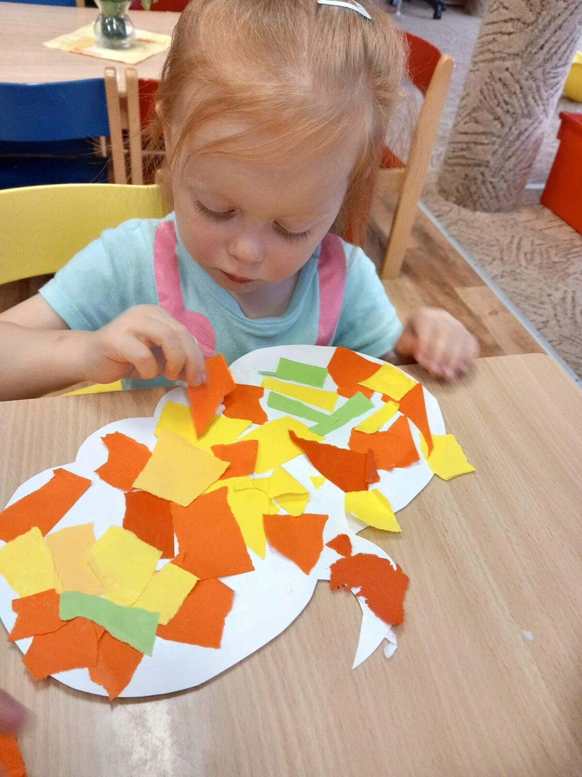 podzimní tvoření a hry u dráčků - 6