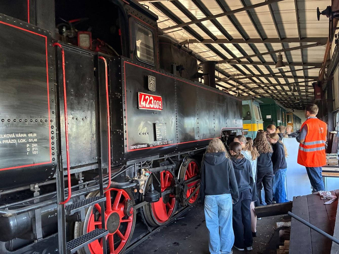 Exkurze - depo Českých drah - 22