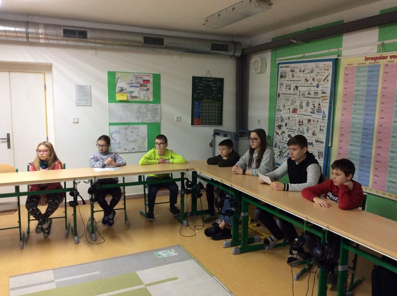 Setkání členů Žákovského parlamentu s paní ředitelkou - 1