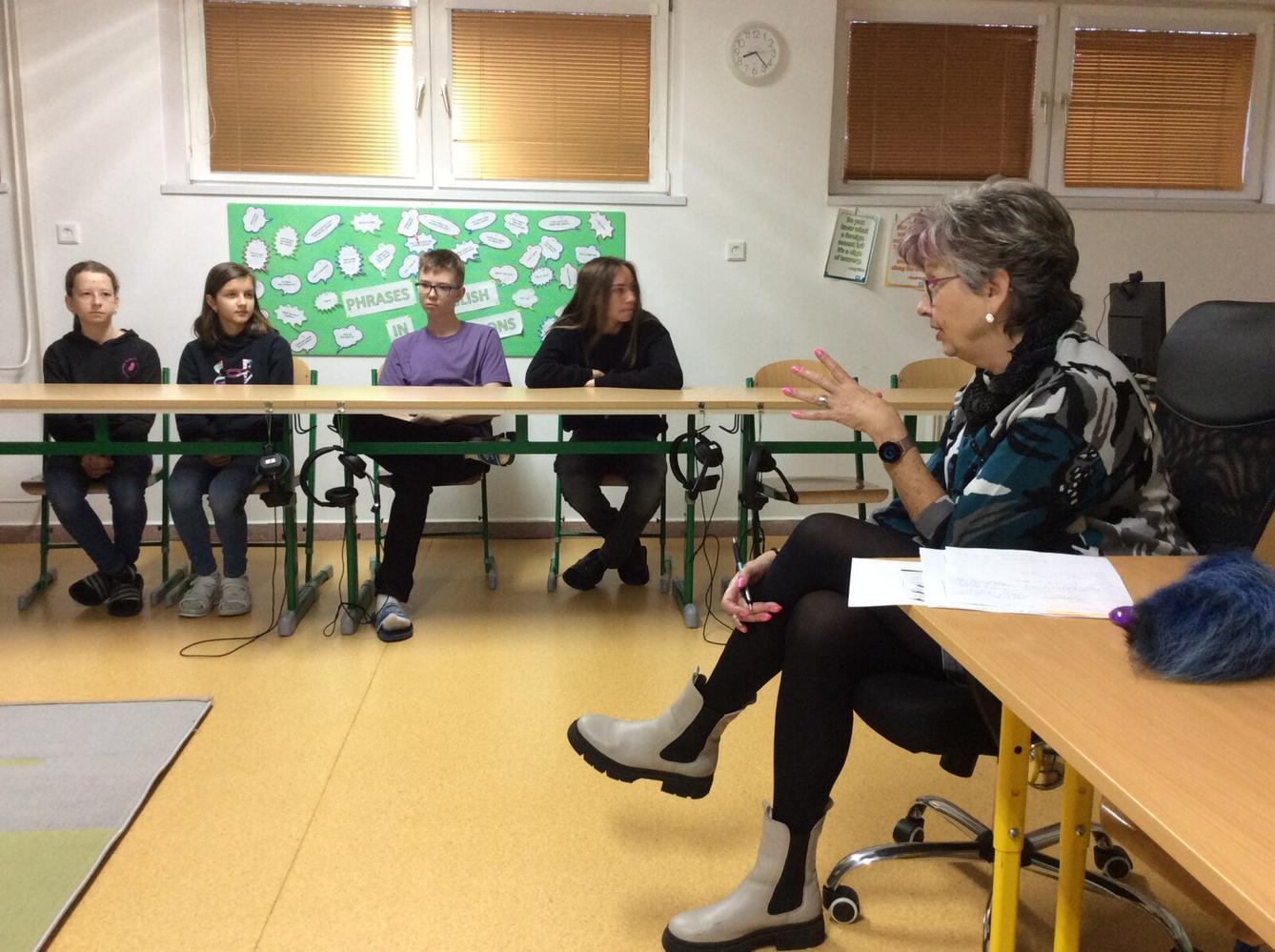 Setkání členů Žákovského parlamentu s paní ředitelkou - 3