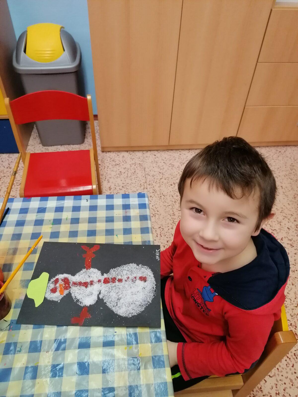 Tvořeníčko, tvoření: "Sněhulák", voňavý sněhulák :-) - 18