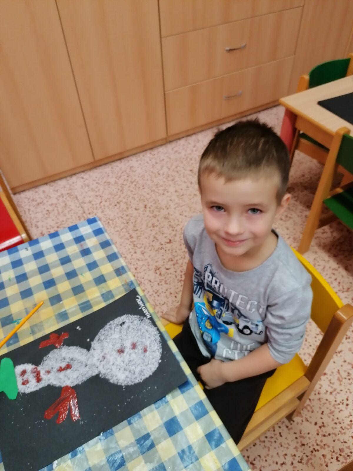 Tvořeníčko, tvoření: "Sněhulák", voňavý sněhulák :-) - 19