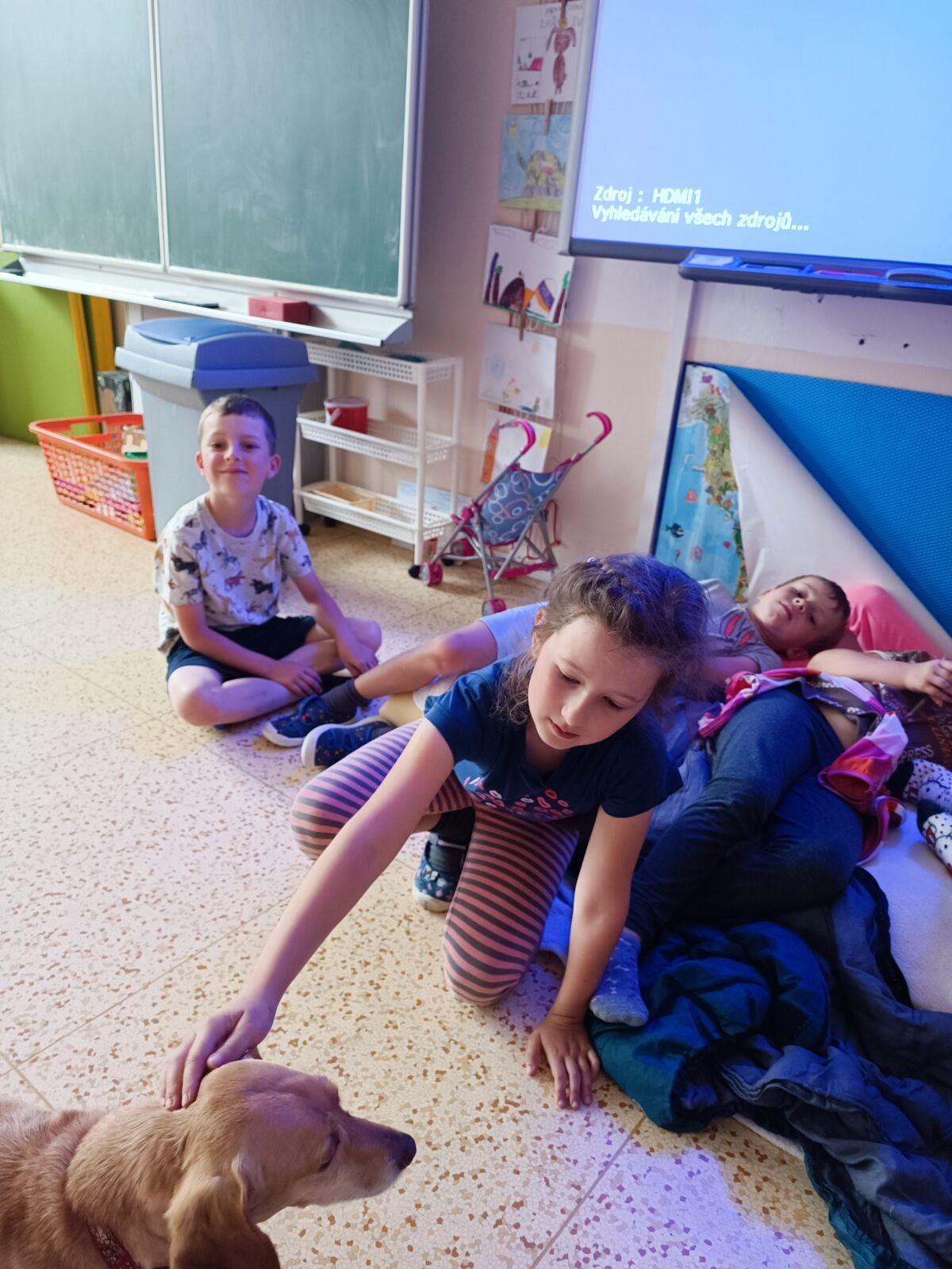 TLAPKY - spaní ve škole - 105