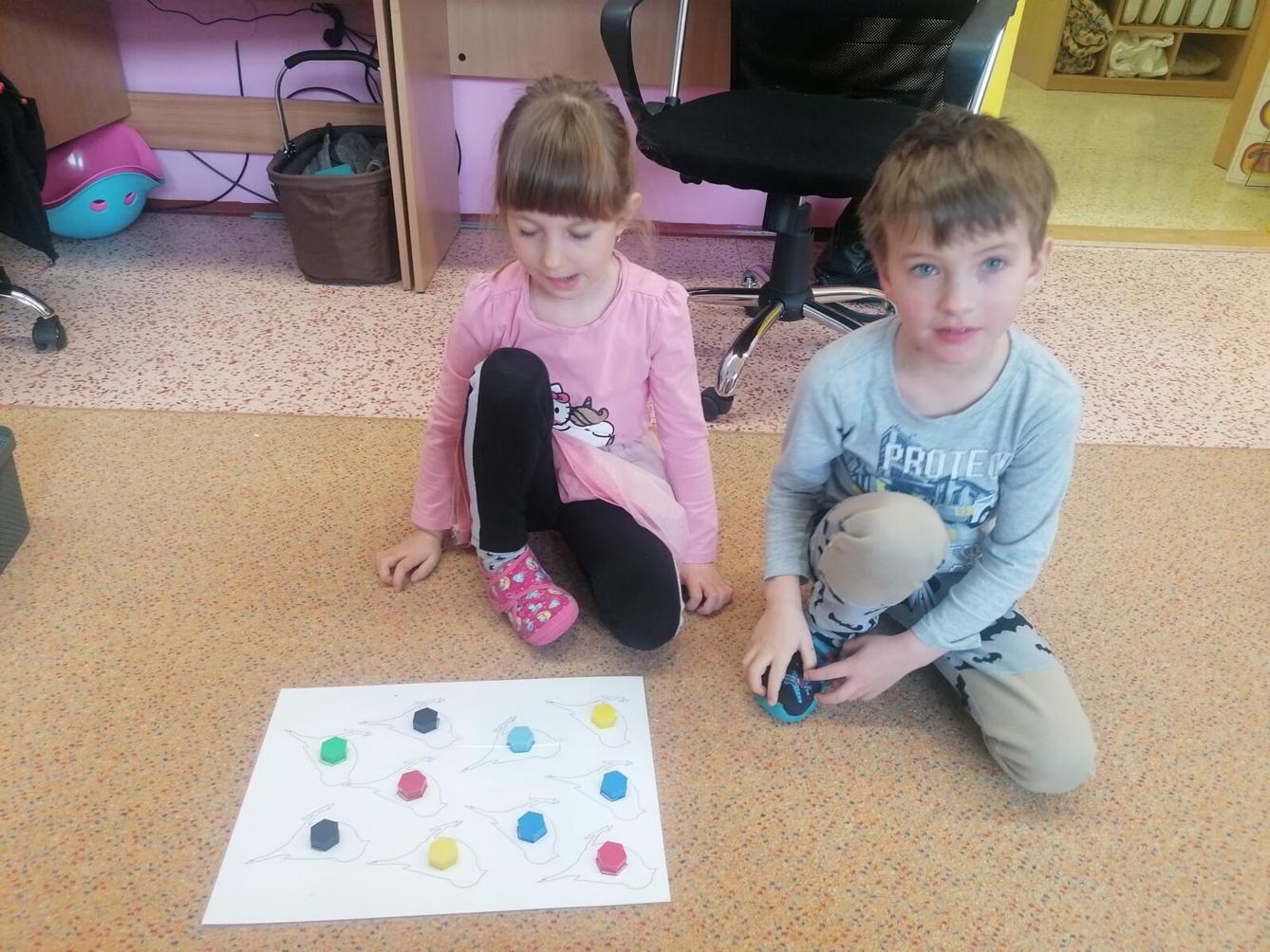 společná práce- "Zvířátka a ptáčci v zimě" :-) - 1