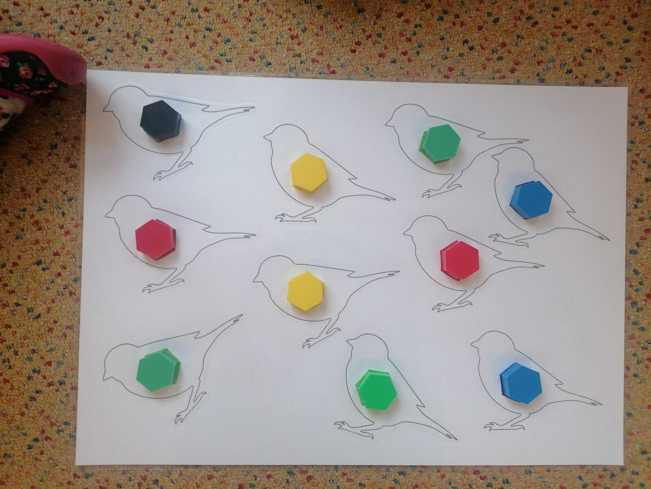 společná práce- "Zvířátka a ptáčci v zimě" :-) - 6