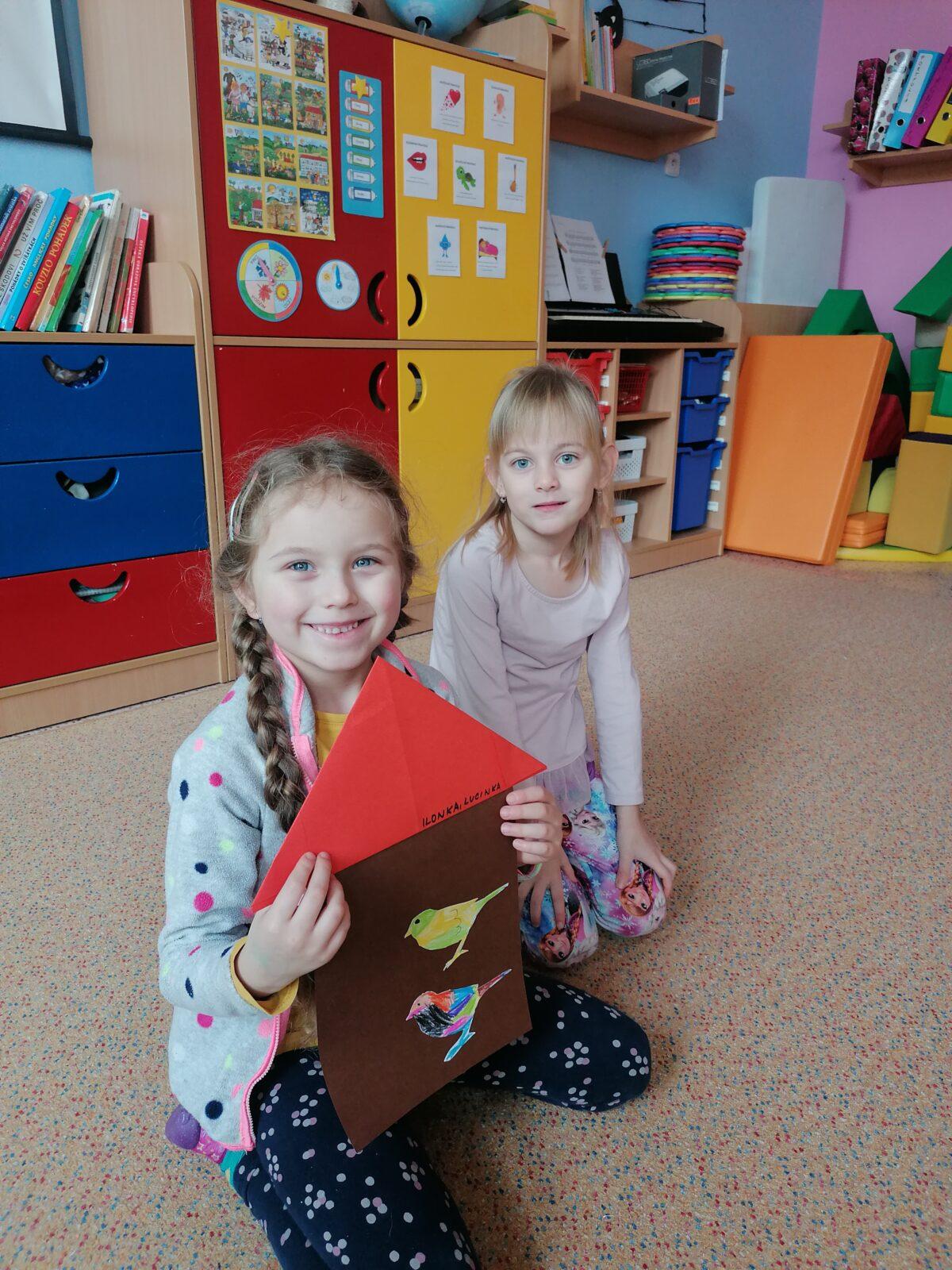 společná práce- "Zvířátka a ptáčci v zimě" :-) - 38