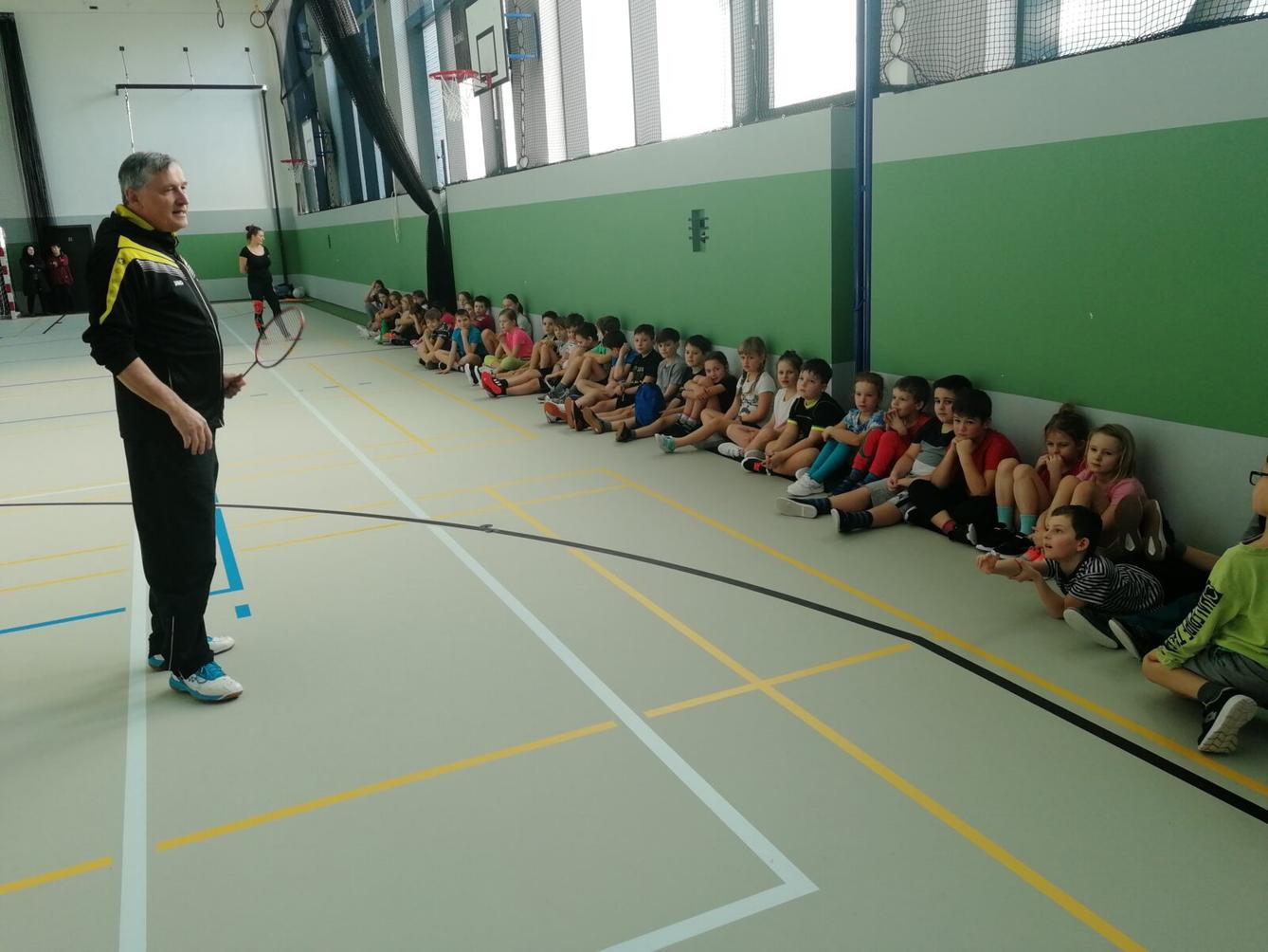 Ukázková hodina badmintonu - 1