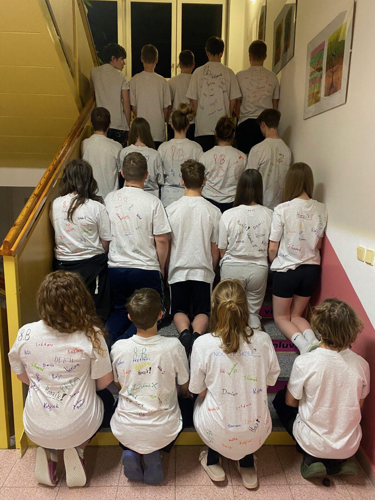 Spaní ve škole - 8. B - 29