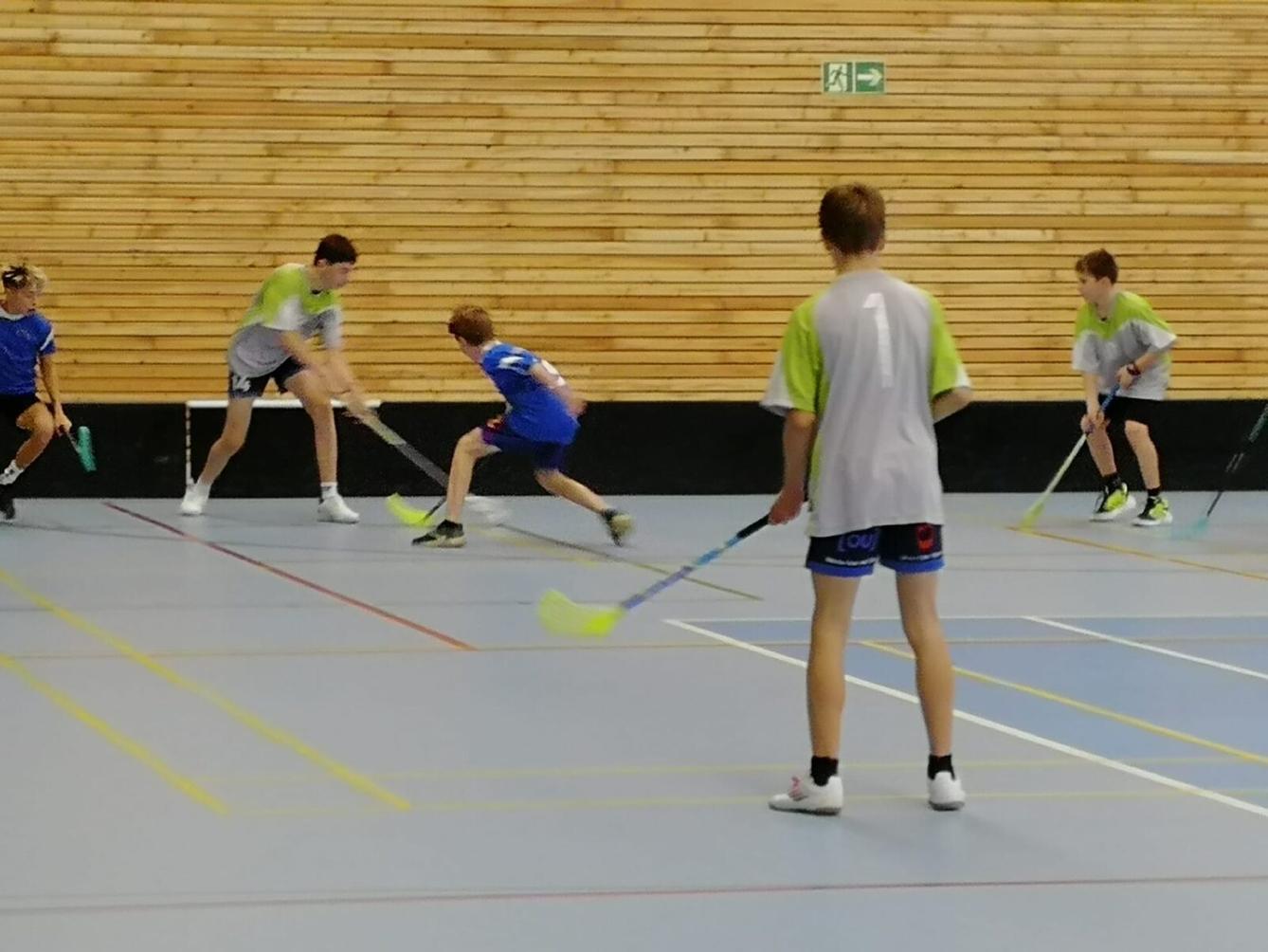 okresní kolo ve florbale - 1