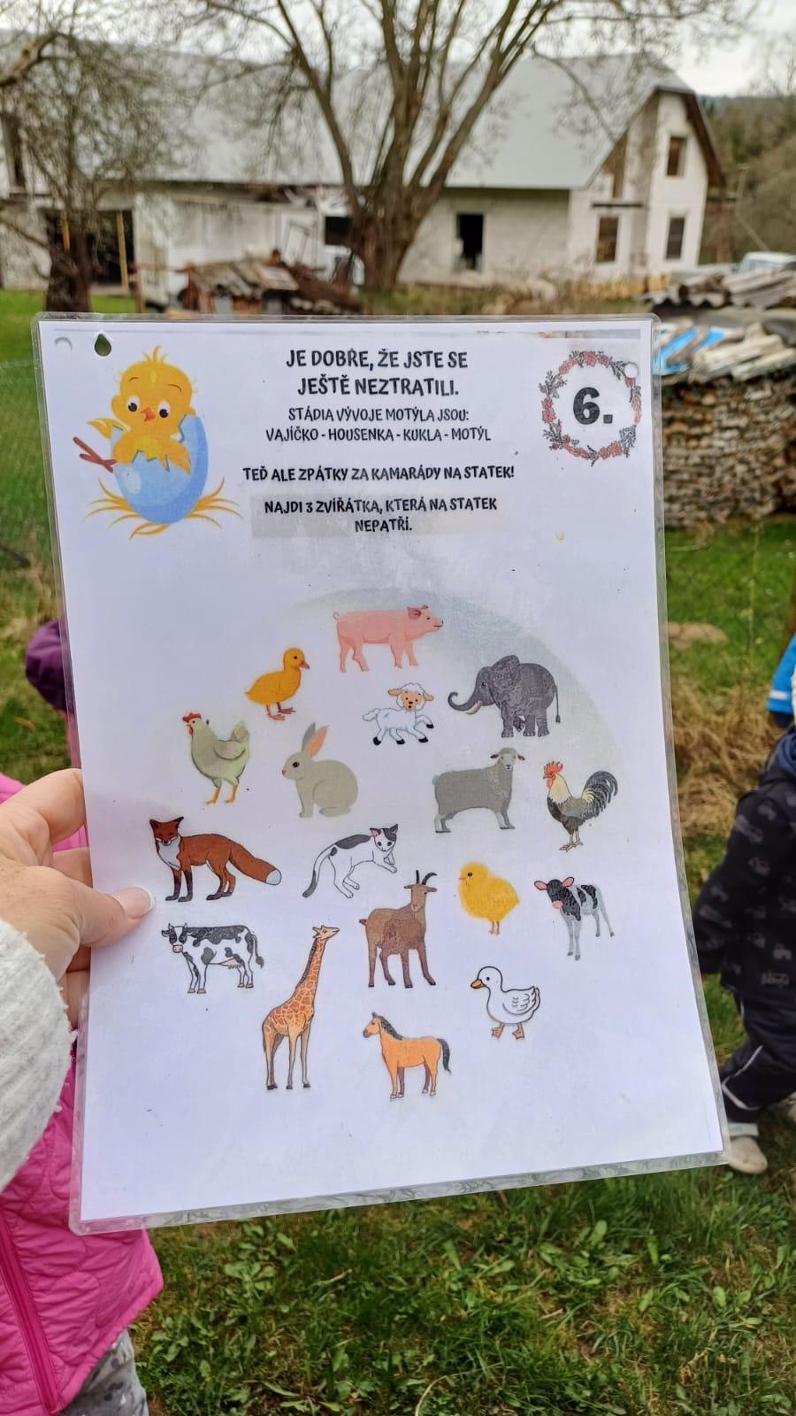 velikonoční stezka+ hledání vajíček na zahradě - 18