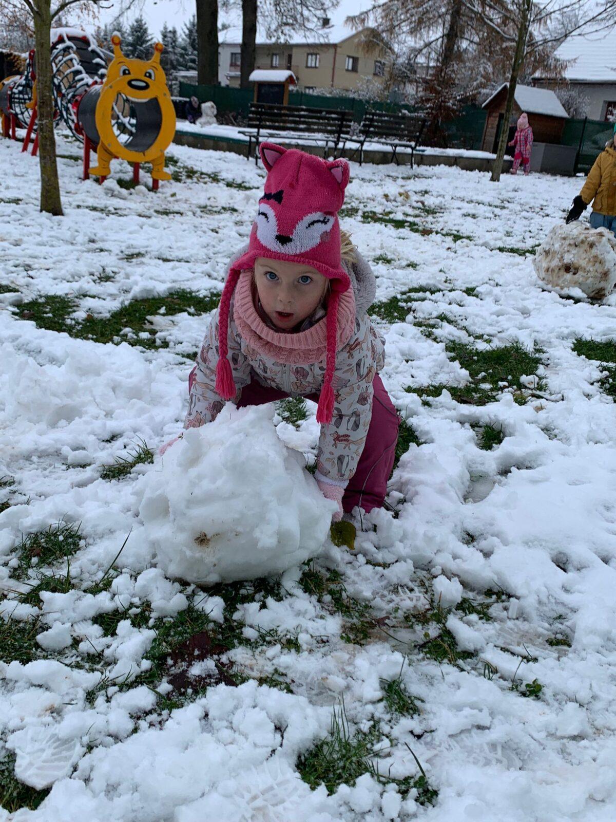 První sníh ve školce - 10