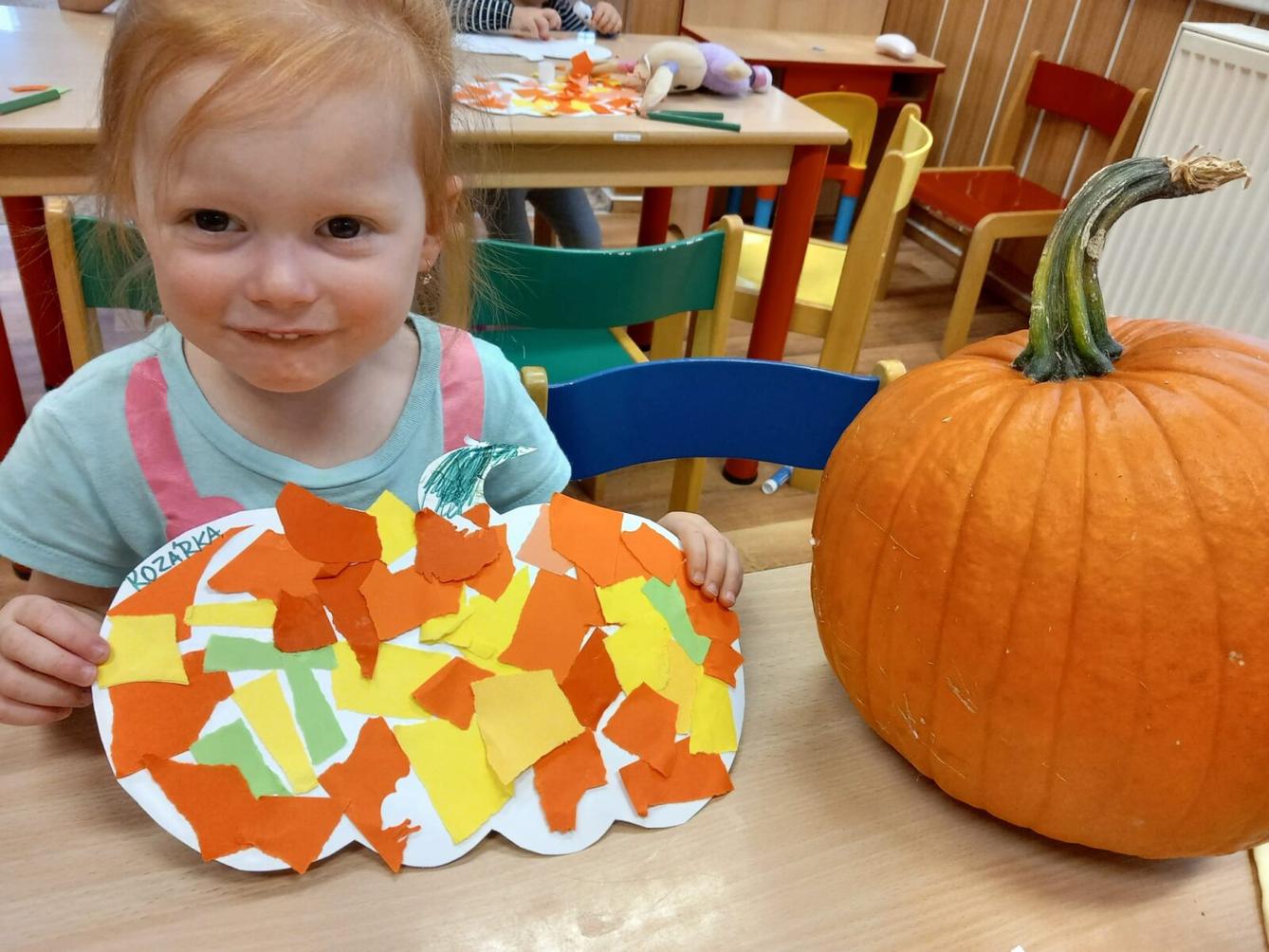 podzimní tvoření a hry u dráčků - 11