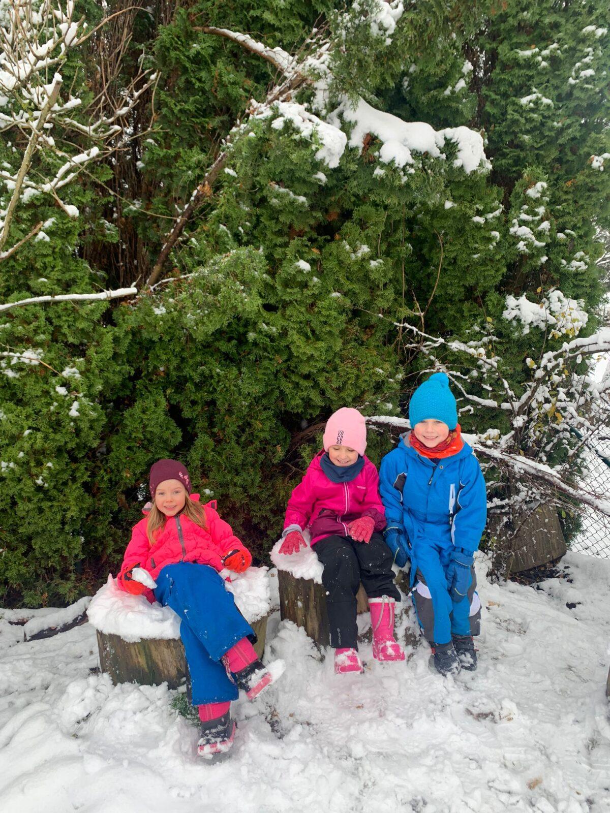 První sníh ve školce - 14