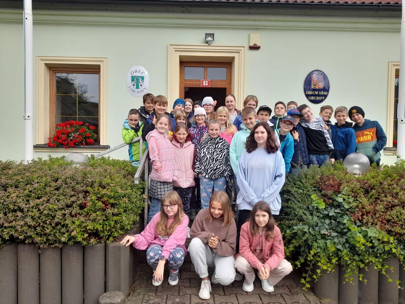 "Páťáci" v knihovně - 1