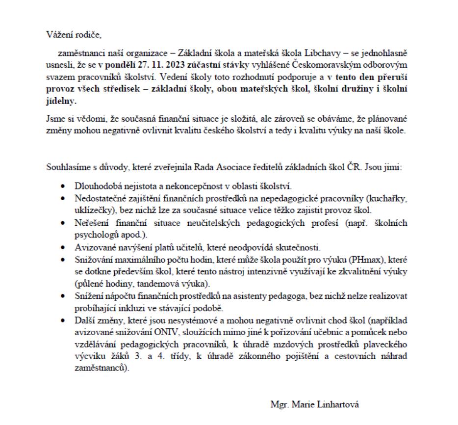 Stávka 27.11.2023 - 1