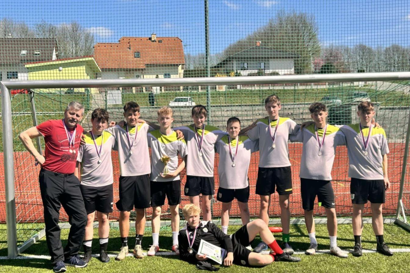 Vítězství v okresním finále a postup do kraje - malá kopaná